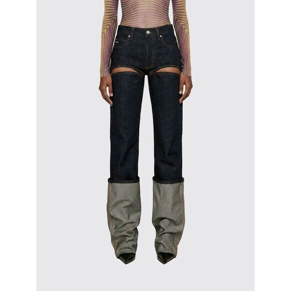 JEAN PAUL GAULTIER Denim - Jean Paul Gaultier Jeans Woman Blue